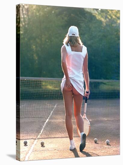 Tennis Girl-null-Stretched Canvas