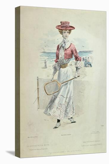Tennis Outfit, from 'La Revue De La Mode', 1900-null-Premier Image Canvas
