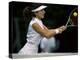Tennis Player Hitting the Ball-null-Premier Image Canvas
