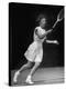 Tennis Player Maureen Connolly, Serving the Ball-Allan Grant-Premier Image Canvas