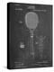 Tennis Racket Patent-null-Stretched Canvas