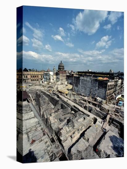 Tenochtitlan, Templo Mayor, Aztec, National Museum of Anthropology and History, Mexico City, Mexico-Kenneth Garrett-Premier Image Canvas