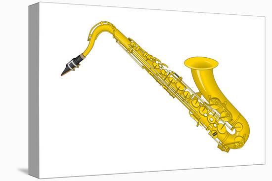 Tenor Saxophone, Brass, Musical Instrument-Encyclopaedia Britannica-Stretched Canvas
