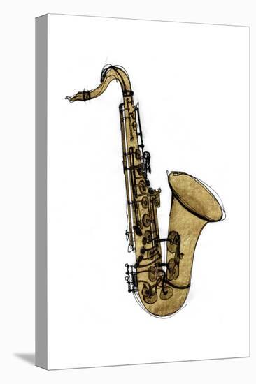 Tenor Saxophone-Lottie Fontaine-Stretched Canvas