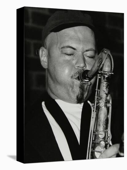 Tenor Saxophonist Dale Barlow Playing at the Fairway, Welwyn Garden City, Hertfordshire, 1996-Denis Williams-Premier Image Canvas