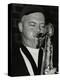 Tenor Saxophonist Dale Barlow Playing at the Fairway, Welwyn Garden City, Hertfordshire, 1996-Denis Williams-Premier Image Canvas