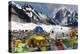 Tents of Mountaineers Scattered Along Khumbu Glacier, Base Camp, Mt Everest, Nepal-David Noyes-Premier Image Canvas