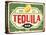 Tequila Bar Vintage Tin Sign for Mexican Traditional Alcohol Drink-lukeruk-Premier Image Canvas