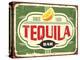 Tequila Bar Vintage Tin Sign for Mexican Traditional Alcohol Drink-lukeruk-Premier Image Canvas