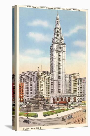 Terminal Tower, Cleveland, Ohio-null-Stretched Canvas