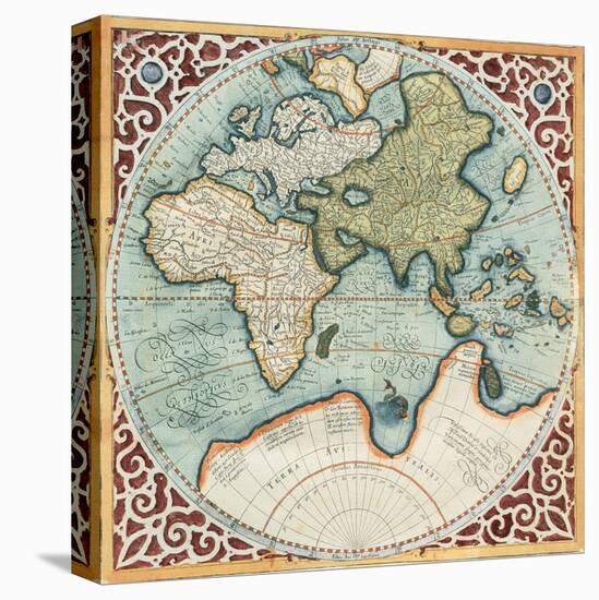 Terra Major II-Gerardus Mercator-Stretched Canvas