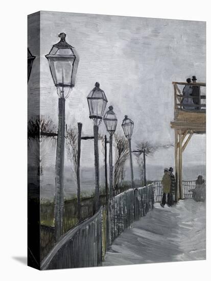 Terrace and Observation Deck at the Moulin-Vincent van Gogh-Premier Image Canvas