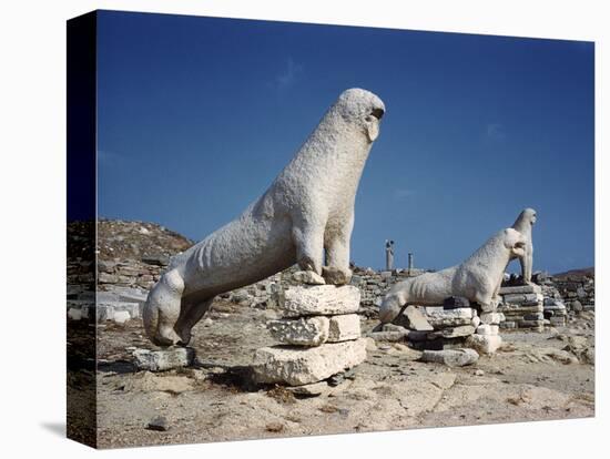 Terrace of the Lions at Delos-Bettmann-Premier Image Canvas