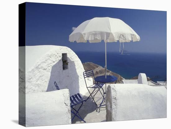 Terrace Overlooking Aegean Sea, Anafi, Cyclades Islands, Greece-Michele Molinari-Premier Image Canvas