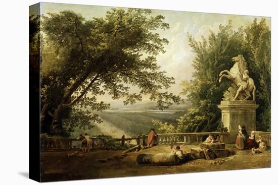 Terrace Ruin in a Park, C1780-Hubert Robert-Premier Image Canvas