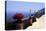 Terrace with Statues and Amalfi Coast View-George Oze-Premier Image Canvas