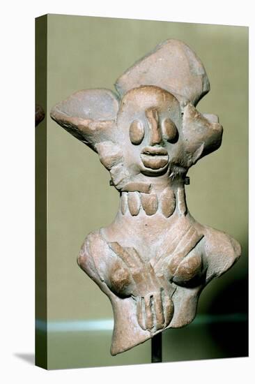 Terracotta female figure, Indus Valley, Mohenjo-Daro, 2500-2000 BC. Artist: Unknown-Unknown-Premier Image Canvas