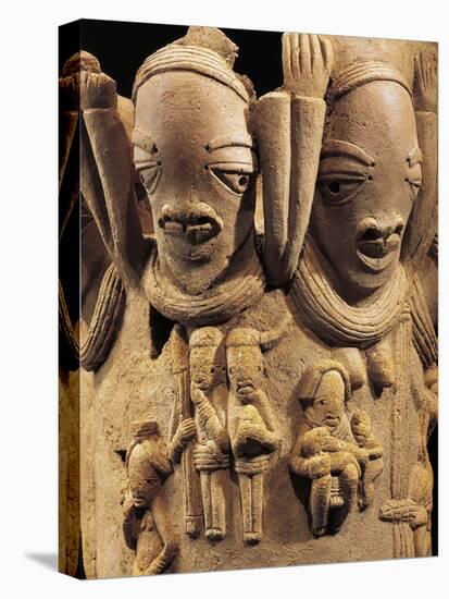 Terracotta Relief with Characters and Scenes from Everyday Life-null-Premier Image Canvas