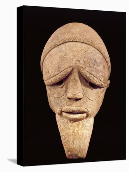 Terracotta Sculpture of Male Head, Sokoto, Nigeria, 6th-2nd Century BC-null-Premier Image Canvas