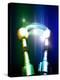 Tesla Coils Firing, Artwork-Victor Habbick-Premier Image Canvas