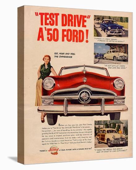 Test Drive a '50 Ford!-null-Stretched Canvas