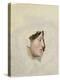 Tête de femme de profil à droite-Pierre Henri de Valenciennes-Premier Image Canvas
