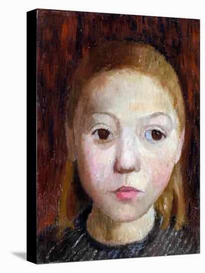 Tete De Petite Fille  (Head of a Girl) Peinture De Paula Modersohn-Becker (1876-1907) Vers 1905 Di-Paula Modersohn-Becker-Premier Image Canvas