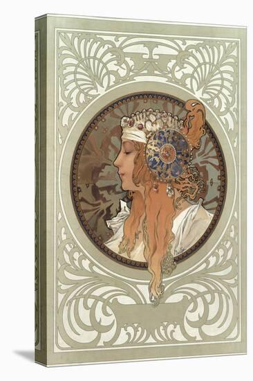 Tetes Byzantines: Blonde, 1897-Alphonse Mucha-Premier Image Canvas