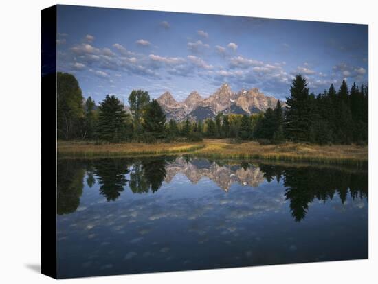 Teton Range and Snake River, Grand Teton National Park, Wyoming, USA-Adam Jones-Premier Image Canvas