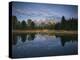 Teton Range and Snake River, Grand Teton National Park, Wyoming, USA-Adam Jones-Premier Image Canvas