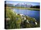 Teton Range from the Snake River, Grand Teton National Park, Wyoming, USA-Charles Gurche-Premier Image Canvas