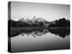 Teton Range Reflecting in Beaver Pond, Grand Teton National Park, Wyoming, USA-Adam Jones-Premier Image Canvas