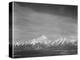 Tetons From Signal Mt View Valley & Snow-Capped Mts Low Horizons Grand Teton NP Wyoming 1933-1942-Ansel Adams-Stretched Canvas