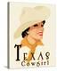 Texas Cowgirl-Richard Weiss-Stretched Canvas