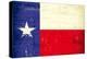 Texas Grunge Flag-TINTIN75-Stretched Canvas