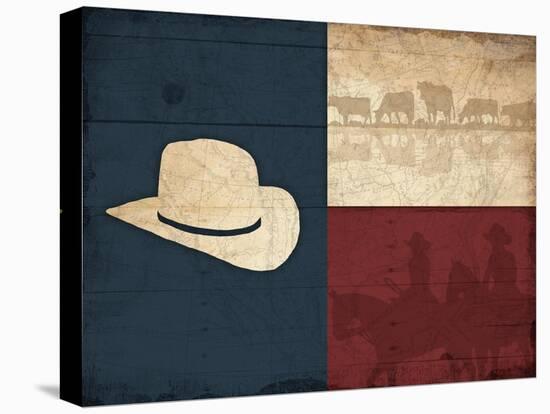 Texas Hat-Jace Grey-Stretched Canvas
