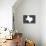 Texas - Home State - White on Gray-Lantern Press-Stretched Canvas displayed on a wall