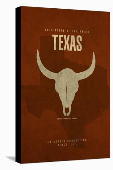 Texas Poster-David Bowman-Premier Image Canvas