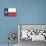 Texas State Flag-Lantern Press-Stretched Canvas displayed on a wall