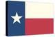 Texas State Flag-Lantern Press-Stretched Canvas