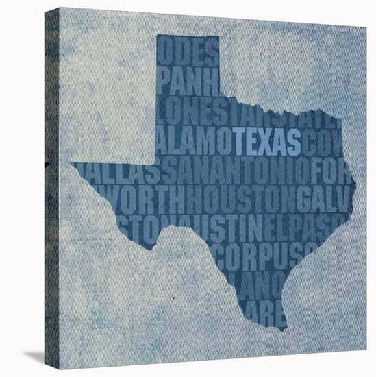 Texas State Words-David Bowman-Premier Image Canvas