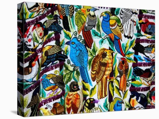 Textiles For Sale at Visitor's Center, Tikal National Park, Petan Jungle, Guatemala-Cindy Miller Hopkins-Premier Image Canvas