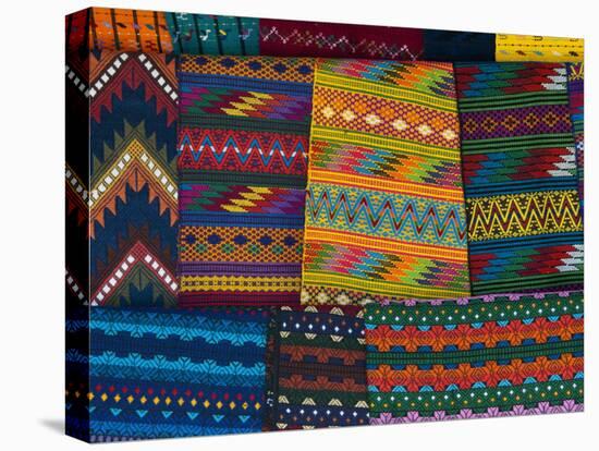 Textiles, Santiago Atitlan, Lake Atitlan, Guatemala, Central America-Sergio Pitamitz-Premier Image Canvas