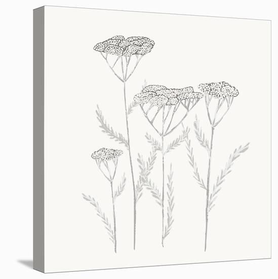 Textured Calm Flower-Sweet Melody Designs-Stretched Canvas