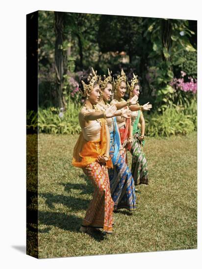 Thai Dancing, Oriental Gardens, Bangkok, Thailand, Southeast Asia-Philip Craven-Premier Image Canvas