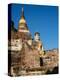 Thailand, Ayutthaya, Ayutthaya Wat Yai Chai Mongkol Buddha Statue-Terry Eggers-Premier Image Canvas