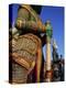 Thailand, Bangkok, Wat Arun, Temple of Dawn, Temple Guardian Statue-Steve Vidler-Premier Image Canvas