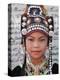 Thailand, Chiang Mai, Chiang Mai Flower Festival, Akha Hilltribe Girl-Steve Vidler-Premier Image Canvas