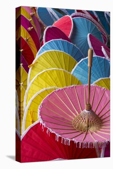 Thailand, Chiang Mai Province, Bo Sang. Umbrella Factory-Emily Wilson-Premier Image Canvas