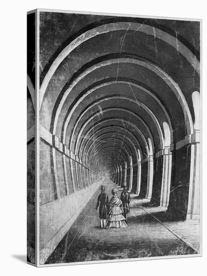 Thames Tunnel, London, Mid 19th Century-null-Premier Image Canvas